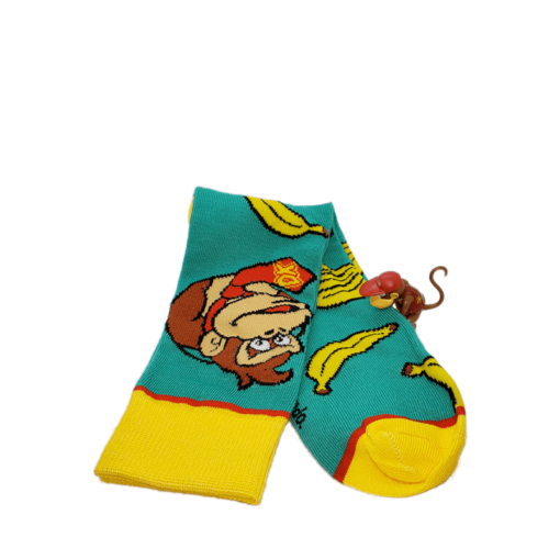 Calcetines Gamer Verde Donkey Kong