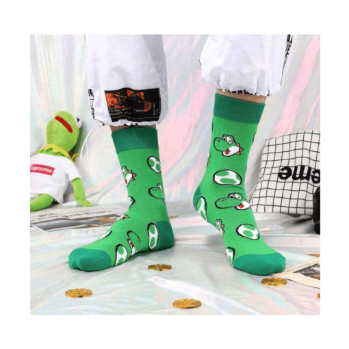 Calcetines Gamer Verde Yoshi - Imagen 2