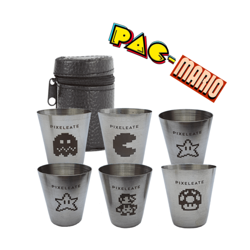 Vasos gamer de acero grabados