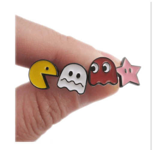 Aros Pacman y Estrella (Set de 4) - Imagen 2