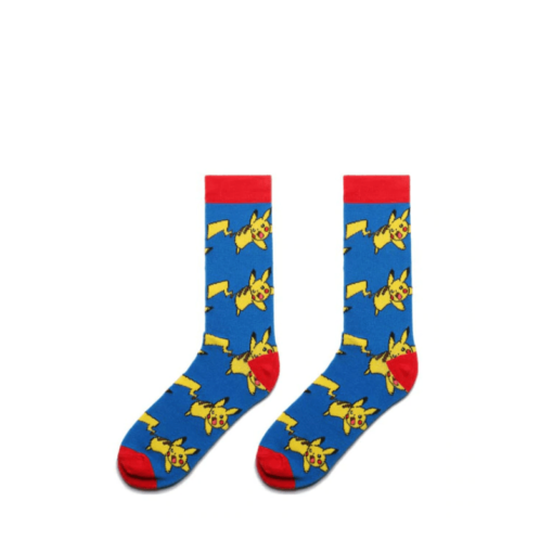 Calcetines Gamer Azules Pikachu
