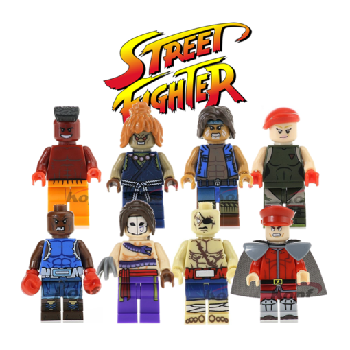 Set de 16 Figuras de Bloques Armables Street Fighter - Imagen 2