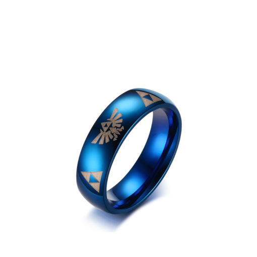 Anillo de Legend of Zelda - Azul Metálico