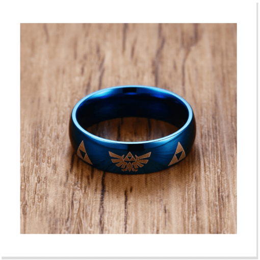 Anillo de Legend of Zelda - Azul Metálico - Imagen 2