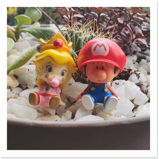 Set de 2 figuras Peach + Mario - Imagen 2