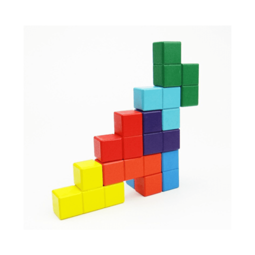 Cubo Tetris de Madera - Imagen 2