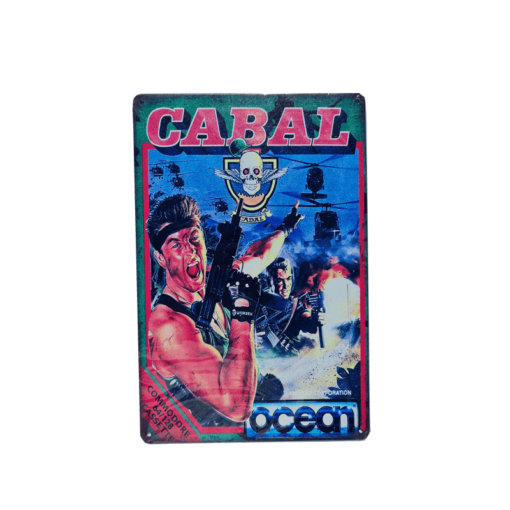 Cartel metálico Cabal