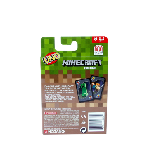 Juego de Cartas Uno Minecraft - Imagen 3