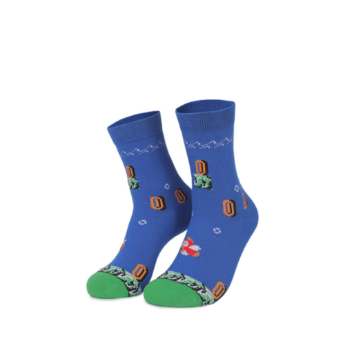 Calcetines Super Mario Bros Azul Agua