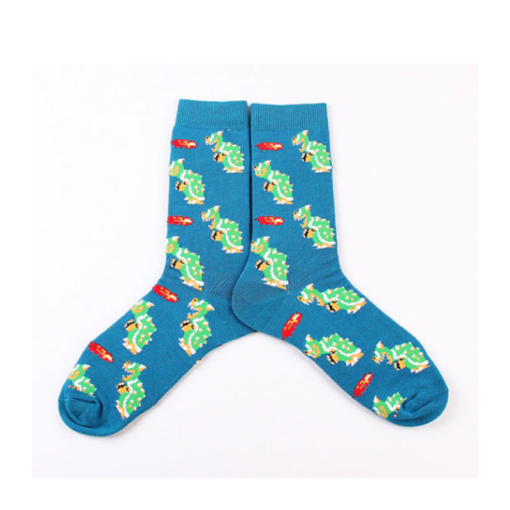 Calcetines Super Mario Bowser on Fire