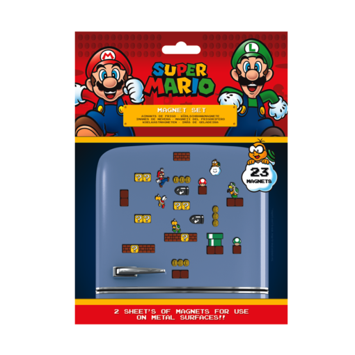 Set de 23 imanes Super Mario Bros - Reino Champiñón