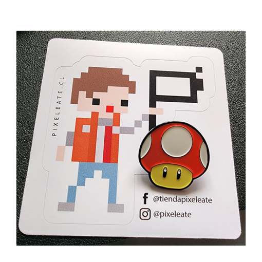 Pin Super Mario Bros Honguito - Imagen 2