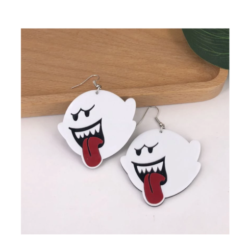 Aros Super Mario Bros Boo Acrílico