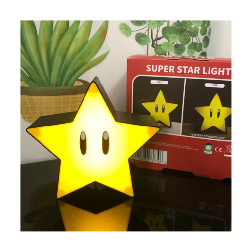 Lámpara Led Estrella de Poder (Starman) Super Mario Bros